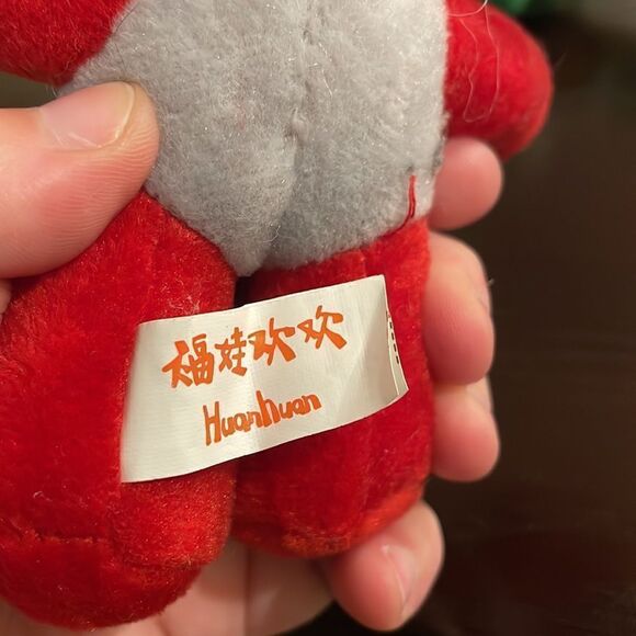 Beijing China 2008 Summer Olympics 4 Mascots Fire Fuwa Dolls Plush 7" Beibei - Picture 7 of 10